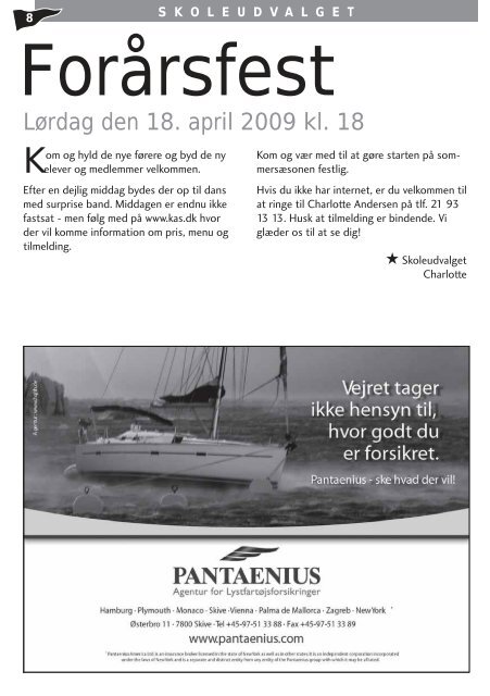 5. MARTS 2009 NUMMER 2 - Kjøbenhavns Amatør-Sejlklub