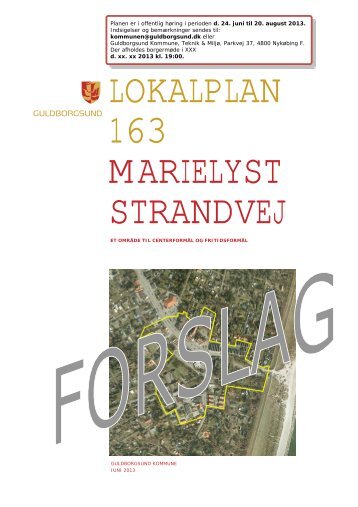 Forslag Lokalplan 163 Marielyst Torv og Strand.pdf - Guldborgsund ...