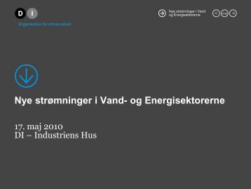 Nye strømninger i Vand- og Energisektorerne - Danish Water Forum