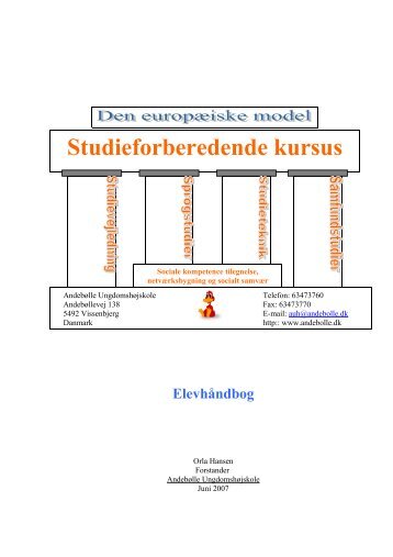 Download håndbog om studyprep - Andebølle Ungdomshøjskole