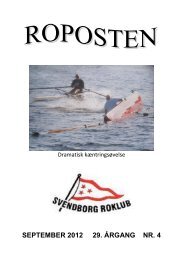 Roposten - Svendborg Roklub
