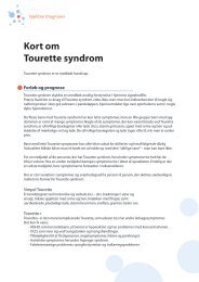 Kort om Tourette syndrom - Sjaeldenborger.dk