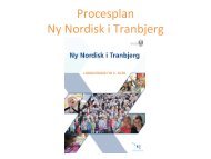 Procesplan Ny Nordisk i Tranbjerg - Tranbjerg Skole