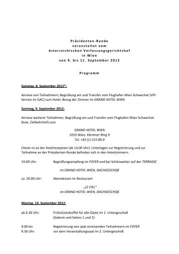 Programm inklusive Teilnehmerliste [PDF] - Der Österreichische ...