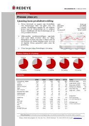 Ljusning inom produktutveckling - Avanza