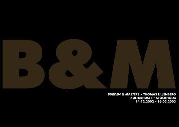 Burden & Masters - Thomas Liljenberg