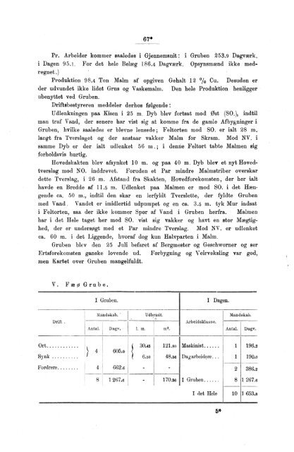 Tabeller vedkommende Norges bergværksdrift i Aarene 1899 og ...