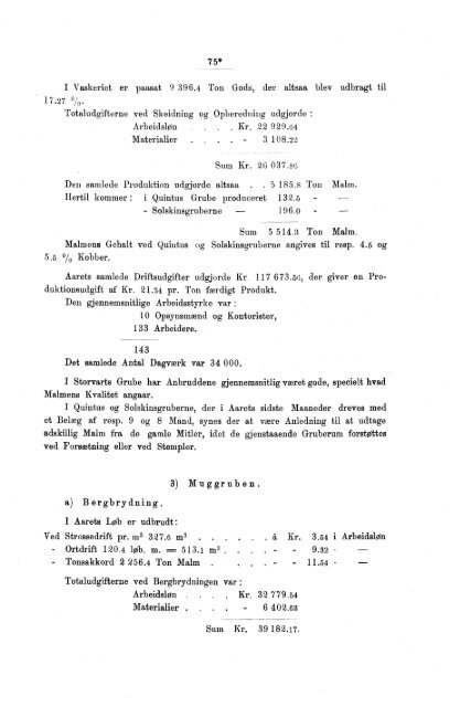 Tabeller vedkommende Norges bergværksdrift i Aarene 1899 og ...