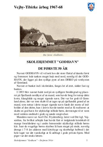 Vejby-Tibirke årbog 1967-68 - Vejby Tibirke Selskabet