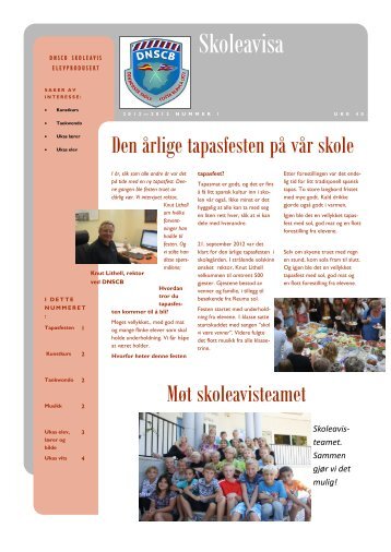 Les skoleavisa - Den Norske Skole Costa Blanca