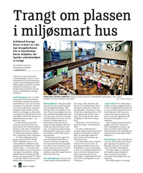 vi nr. 3/2011 - Aftenpostens pensjonistforening
