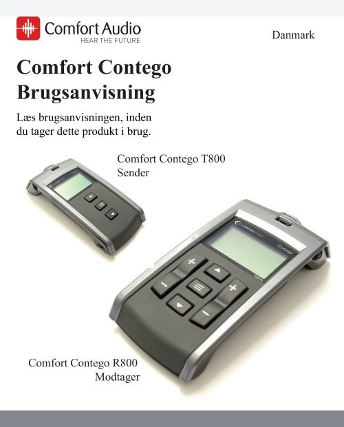 Comfort Contego Brugsanvisning - Comfort Audio