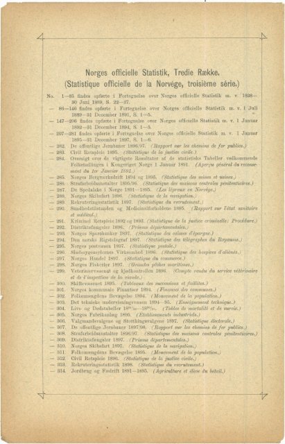 Statistisk Aarbog for kongeriket Norge 1899