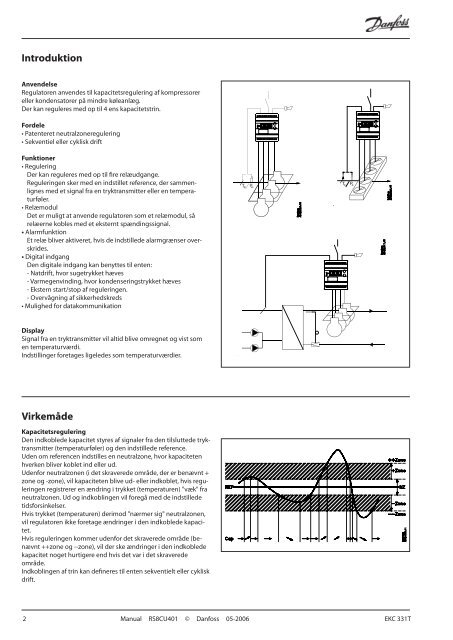 Kapacitetsregulator EKC 331T Manual