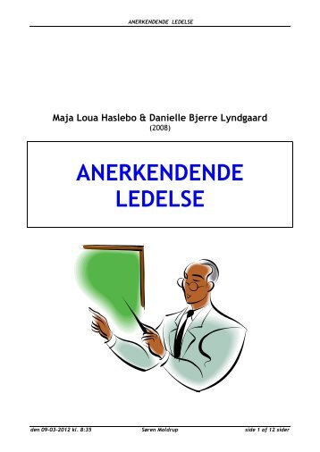 Anerkendende ledelse