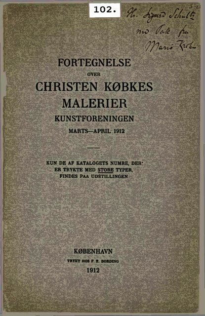 CHRISTEN KØBKES MALERIER