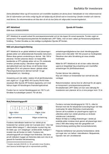 Basfakta för investerare - AP7