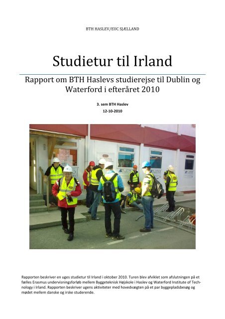 Studietur til Irland - EUC Sjælland