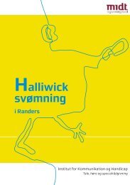 Halliwick svømning - Institut for Kommunikation og Handicap