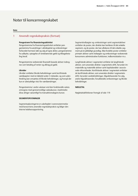 Årsrapport 2010 - Falck