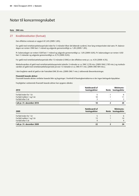 Årsrapport 2010 - Falck