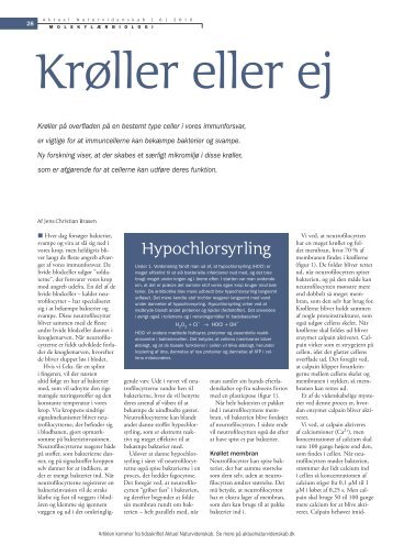 Hypochlorsyrling - Aktuel Naturvidenskab