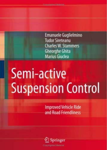 Semi-active Suspension Control - The Best Friend International