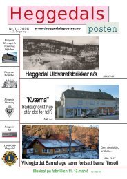 Nr.1 - 2008 - Heggedalsposten