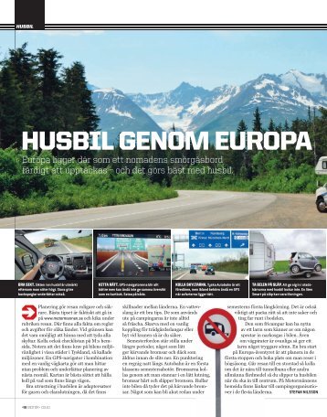 HUSBIL GENOM EUROPA