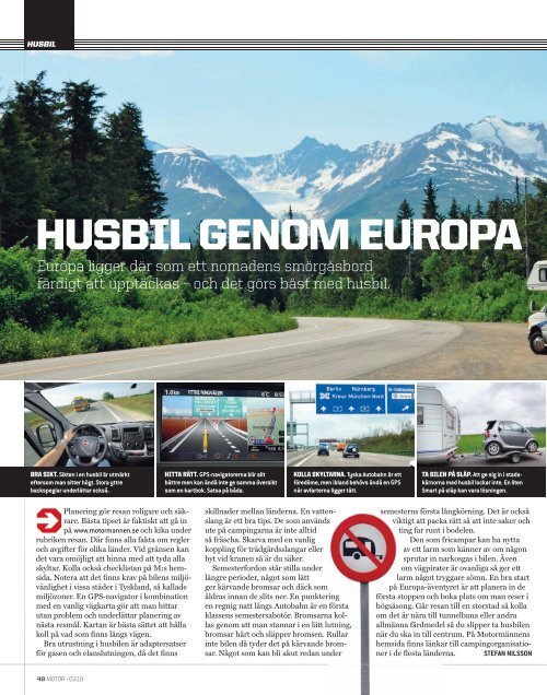 HUSBIL GENOM EUROPA