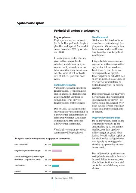 Spildevandsplan 2002 - 2006 (åbner nyt vindue) (pdf 14 ... - Aarhus.dk