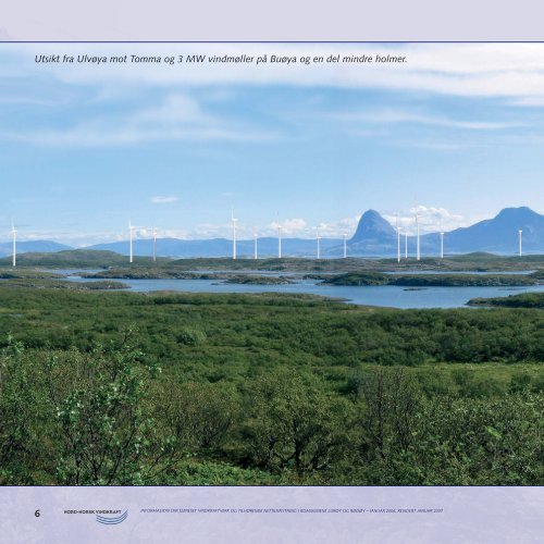 informasjon om sleneset vindkraftverk - Nord-Norsk Vindkraft AS
