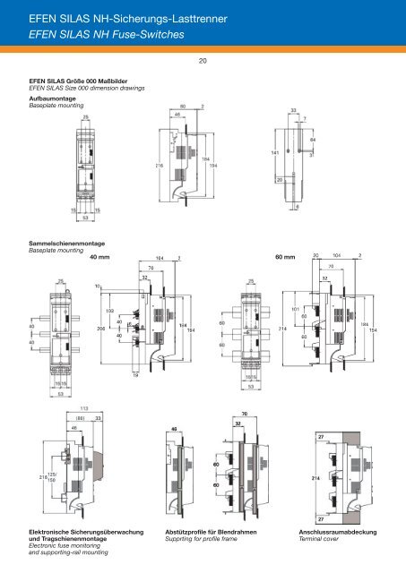 EFEN SILAS NH Fuse-Switches - Stengg