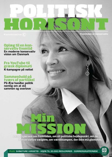 Politisk Horisont nr. 3 2010 - Konservative.dk
