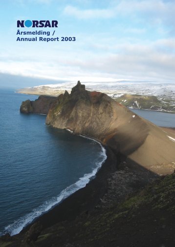 Årsmelding / Annual Report 2003 - Norsar