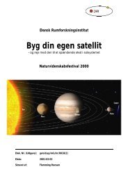 Dansk Rumforskningsinstitut Byg din egen satellit - Space.aau.dk