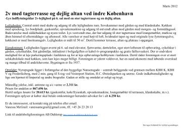 2v med tagterrasse og dejlig altan ved indre København -Lys ...