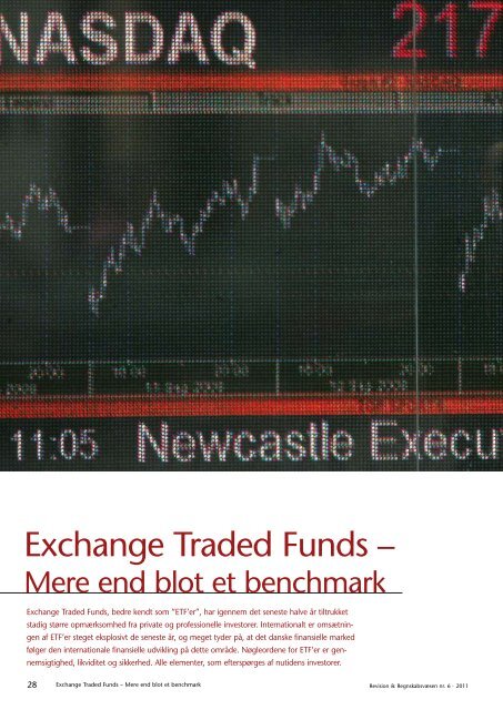 Exchange Traded Funds – - Bech-Bruun