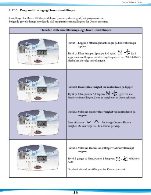 Onzen teknisk guide 2013 - Arctic Spas