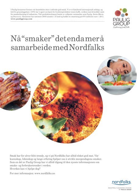 Bladet Kjøttbransjen nr 04 2012 - Kjøtt- og fjørfebransjens ...