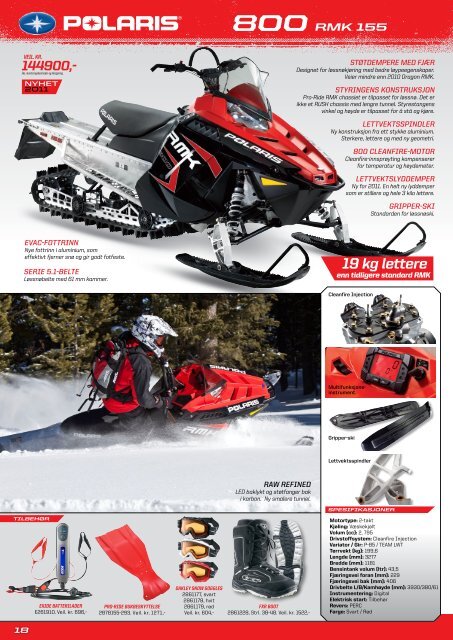 Trykk her for Polaris snøscooter katalog 2011 - Cbp AS