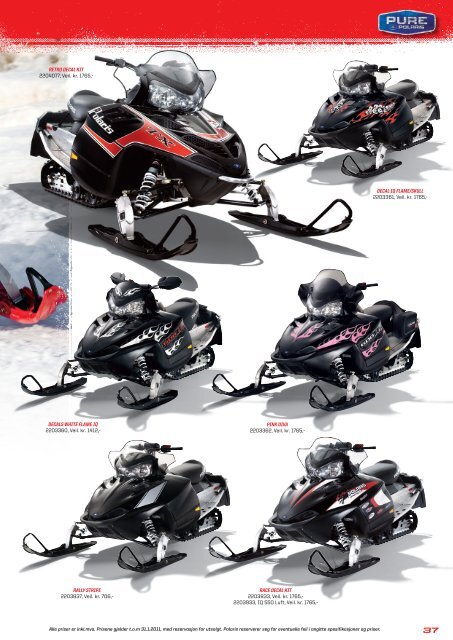 Trykk her for Polaris snøscooter katalog 2011 - Cbp AS