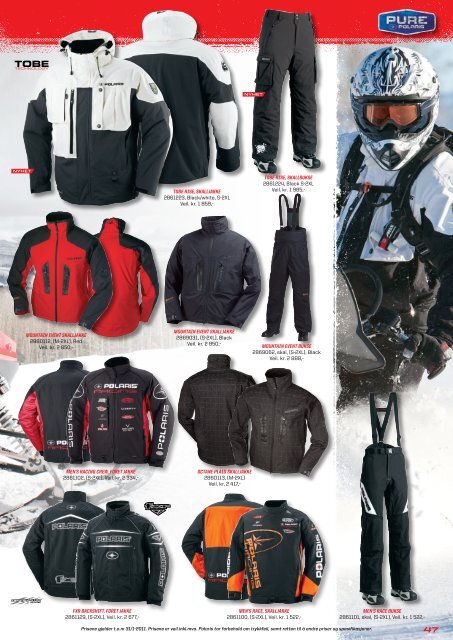 Trykk her for Polaris snøscooter katalog 2011 - Cbp AS