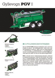 Gyllevogn PGV - Samson Agro