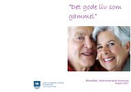 Det gode liv som gammel” - Vesthimmerlands Kommune