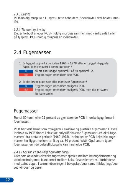 Identifisering av PCB i norske bygg