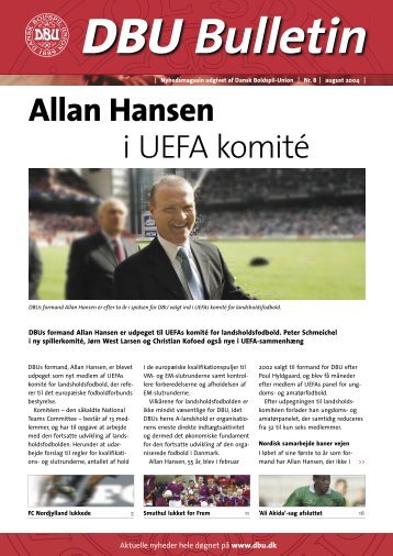 Allan Hansen i UEFA komité - DBU