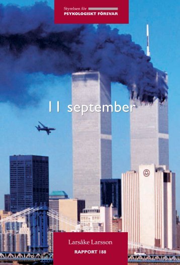 11 september - Myndigheten för samhällsskydd och beredskap