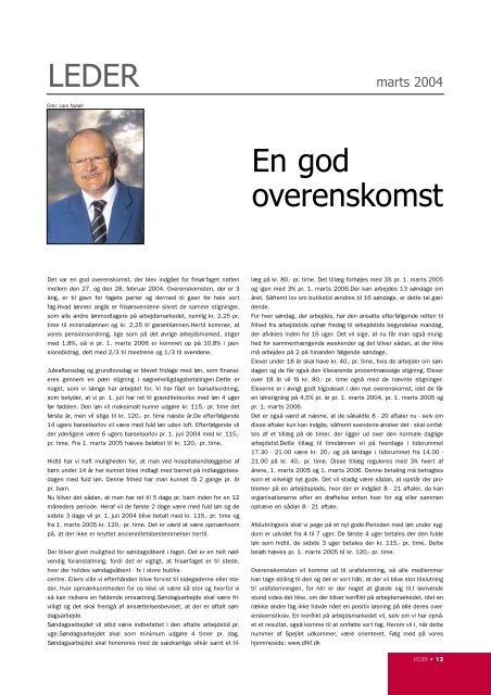 Nr. 3 Marts 2004 Medlemsblad for Dansk Frisør ... - Kjaer Global