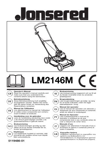 OM, LM2146 M, 2004-06, EN, DE, FR, NL, NO, FI ... - Jonsered.com